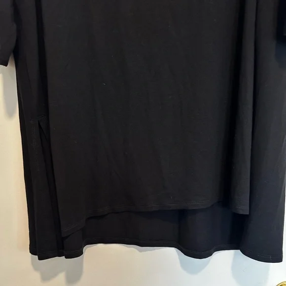 NWT philosophy Black Soft Flowy. High/Low hem. 3/4 Sleeve 2XL. Tunic - Picture 11 of 11